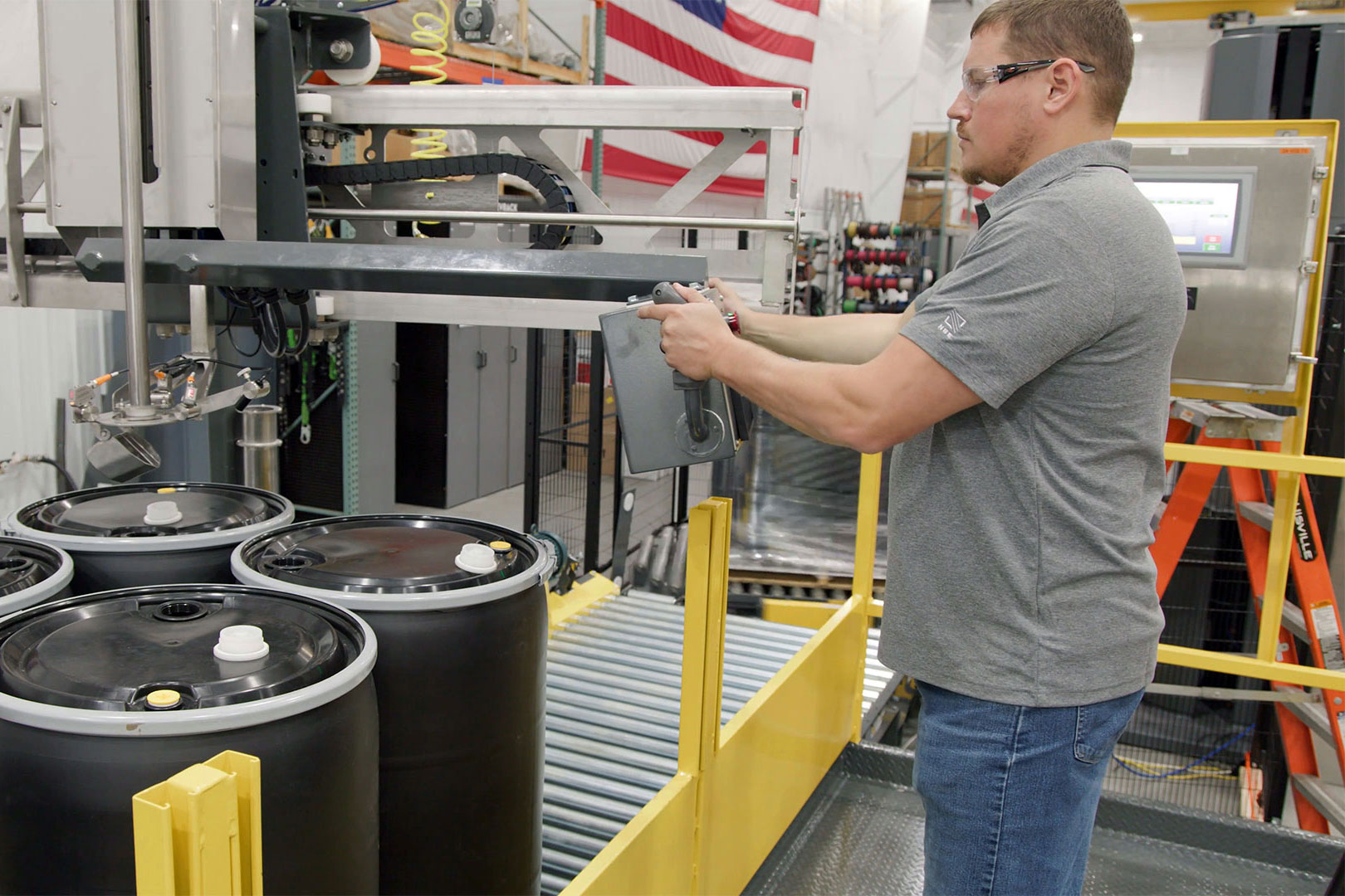 Liquid Drum Filling System