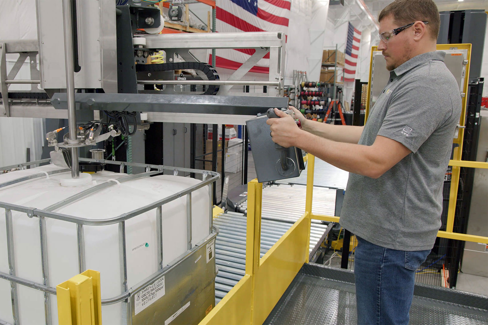 Liquid Tote Filling System